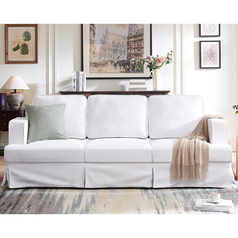 Wade Logan Cesario 89 Square Arms Sofa Reviews Wayfair